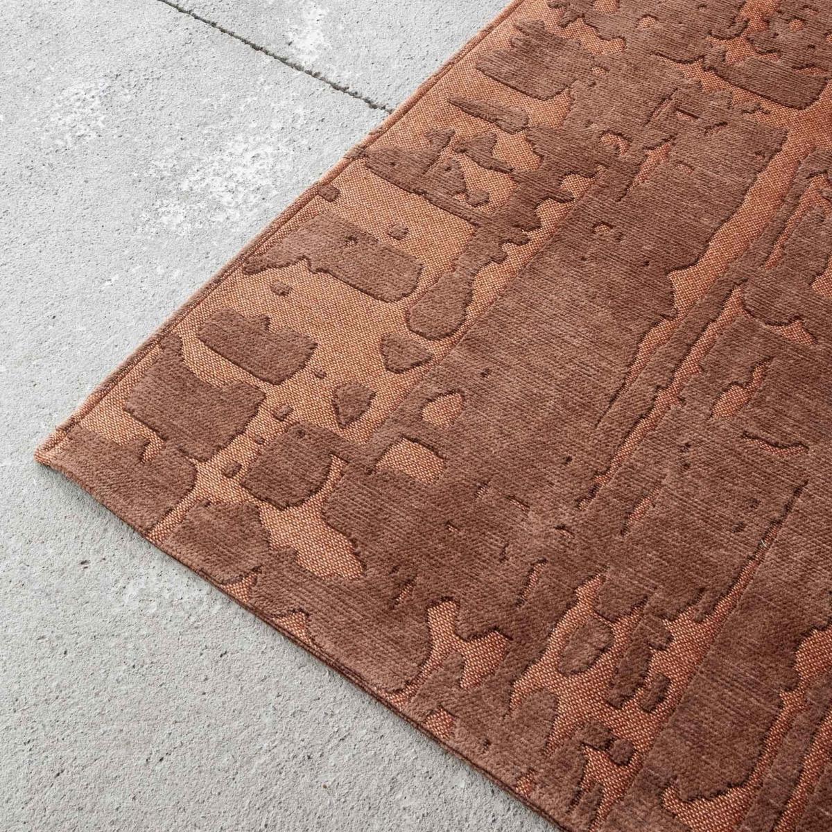 Louis De Poortere Abstract Structures Baobab Rugs 9199 in Za Copper&nbsp;200x280cm – image 3