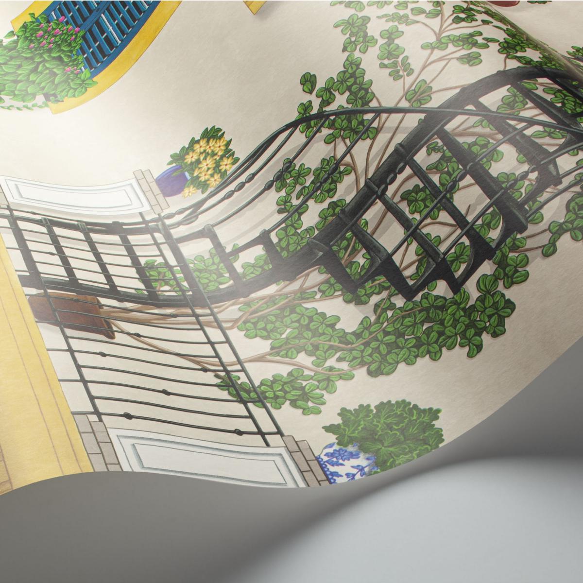 Alfaro Wallpaper 117 4010 by Cole & Son in White Multi Roll – image 1