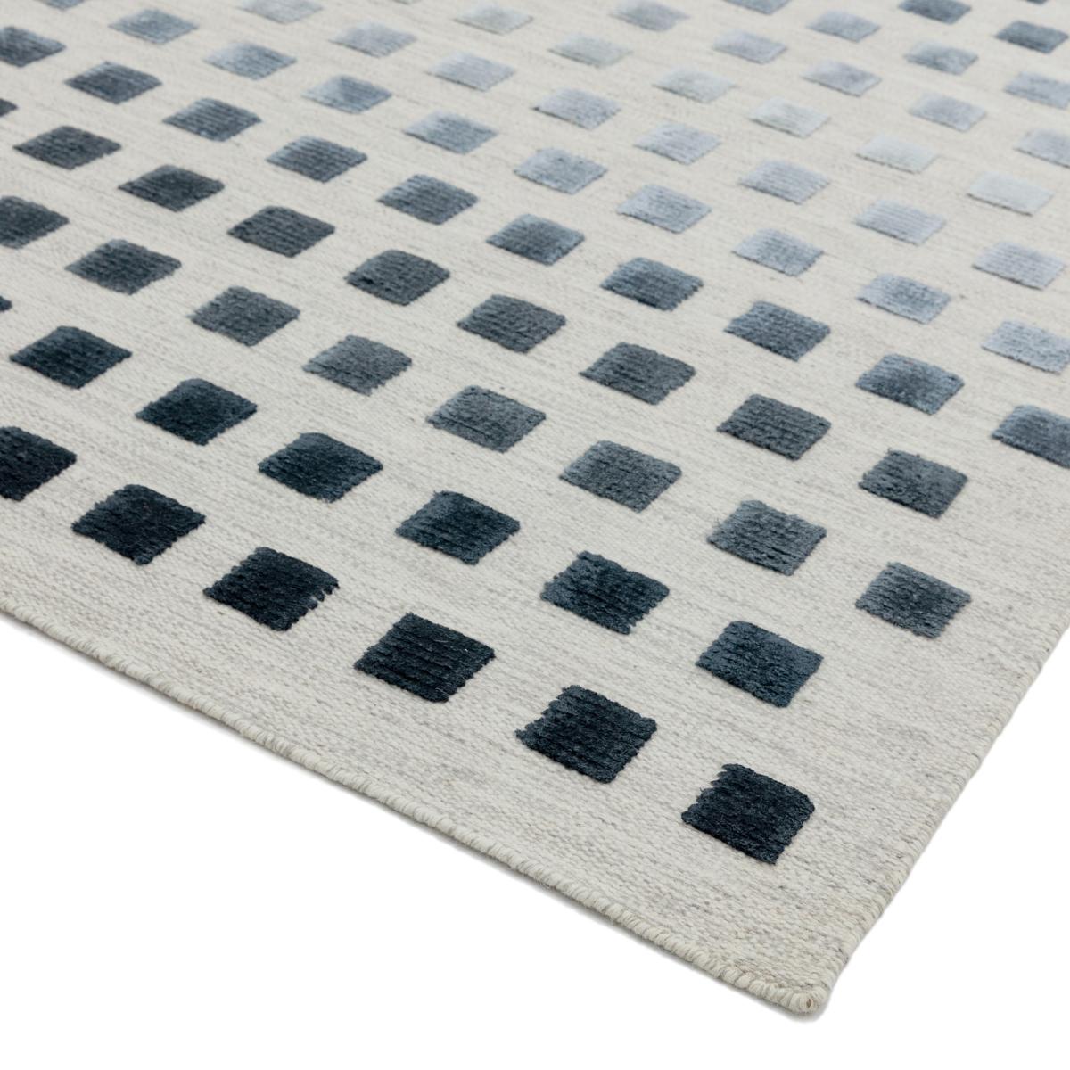 Theo Squares Rugs in Silvery&nbsp;120x170cm – image 3
