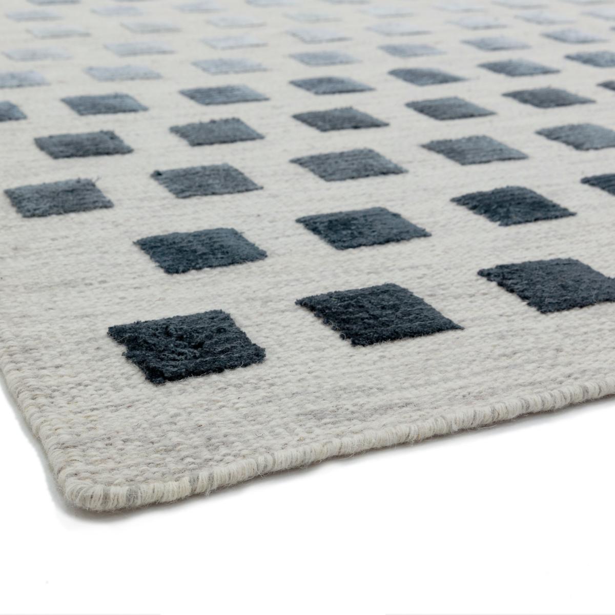Theo Squares Rugs in Silvery&nbsp;120x170cm – image 5
