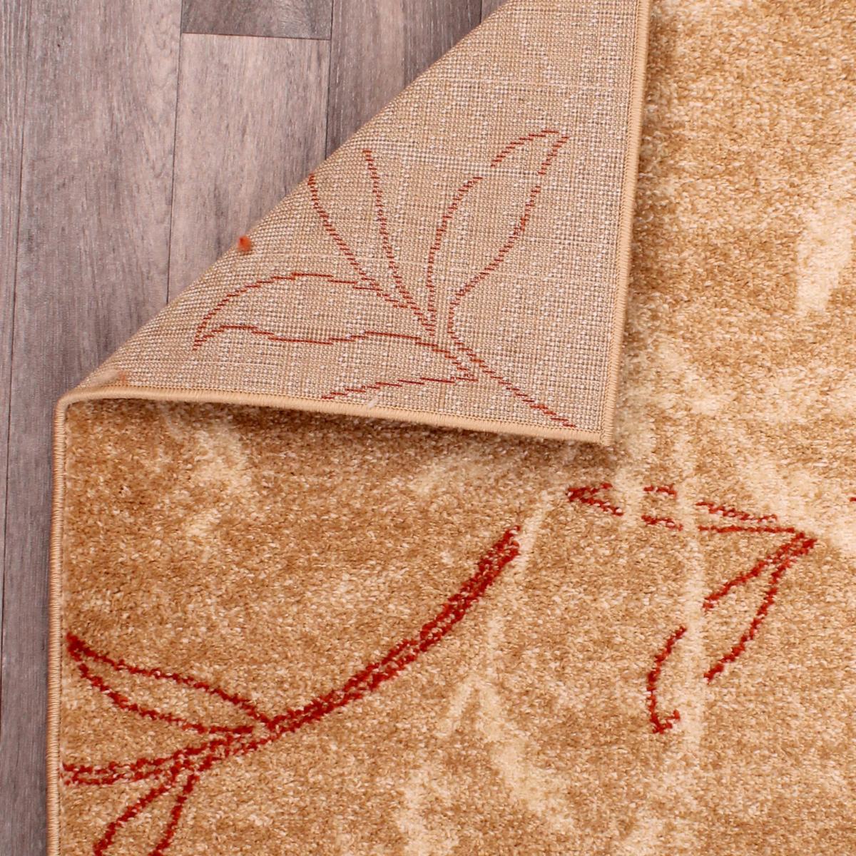 Spirit Leaf Botanical Rugs in Ochre 120x170cm – image 2