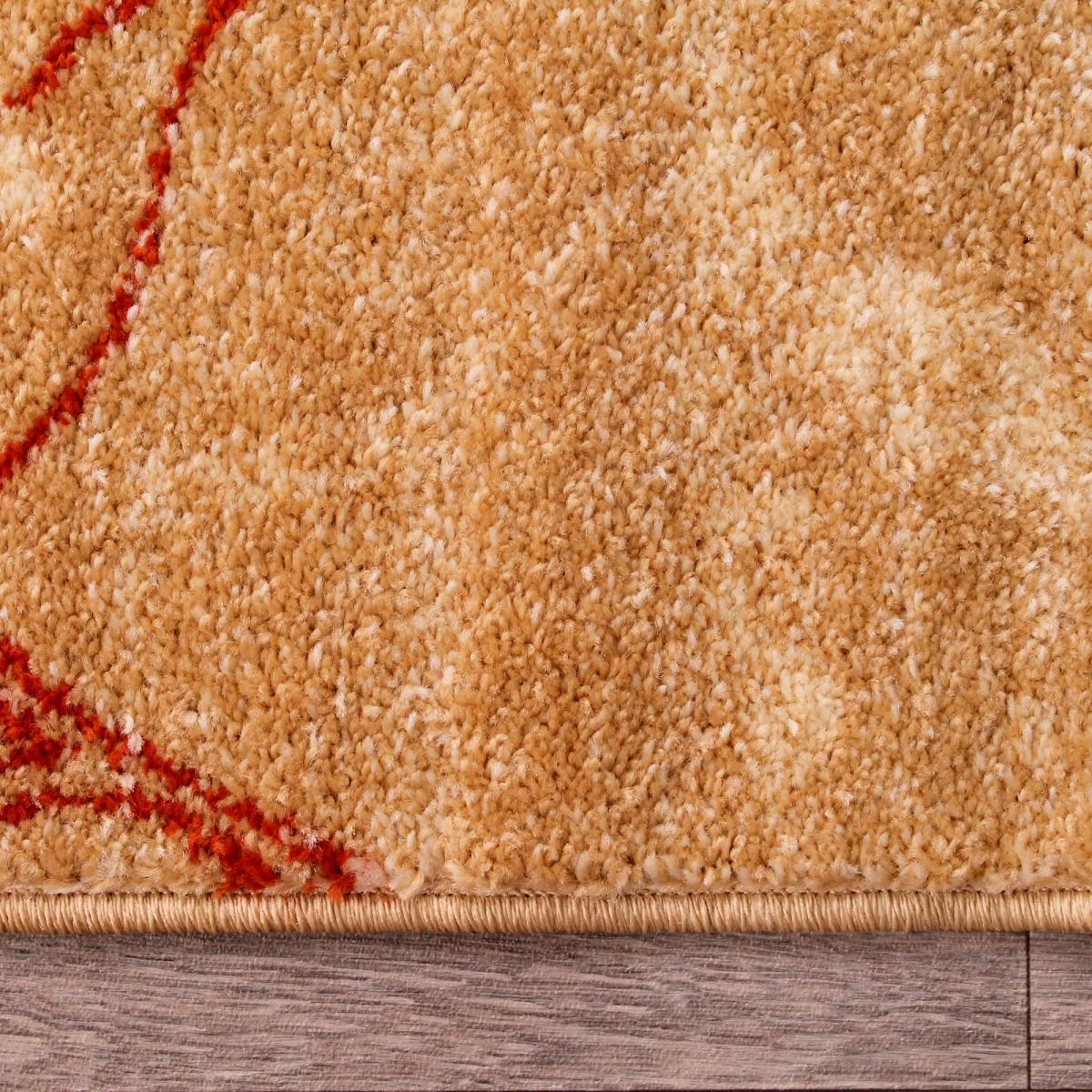 Spirit Leaf Botanical Rugs in Ochre 120x170cm – image 4