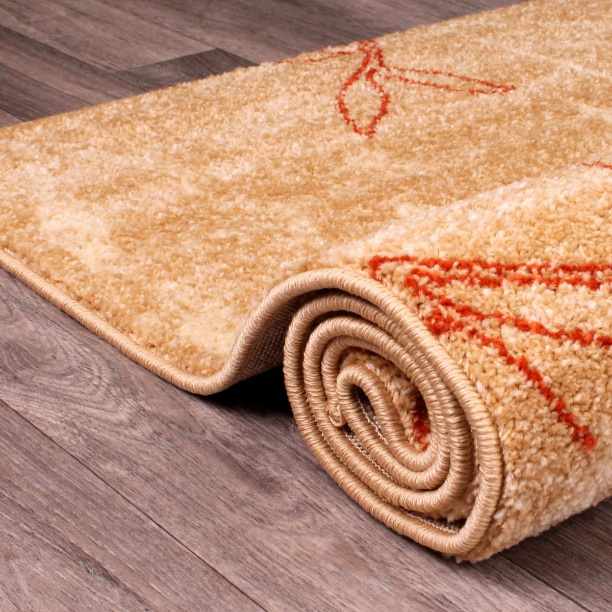 Spirit Leaf Botanical Rugs in Ochre 120x170cm – image 5