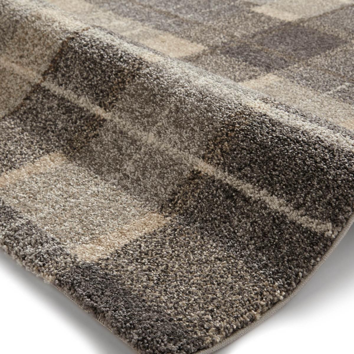 Modern Elegant Tartan Check Rugs 4890 in Grey – image 2
