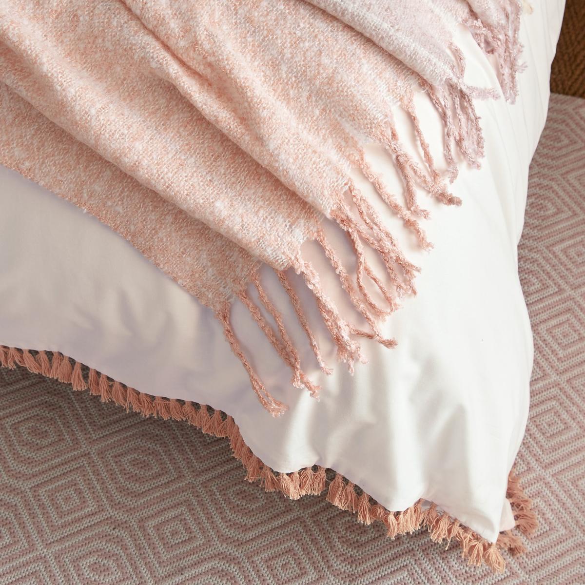 Confidence Stripe Throw by Katie Piper in Grapefruit Blush130x170cm – image 5