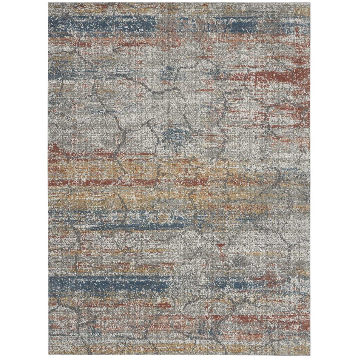 Rustic Textures RUS11 Abstract Rugs in Multicolour 160x221cm – image 5