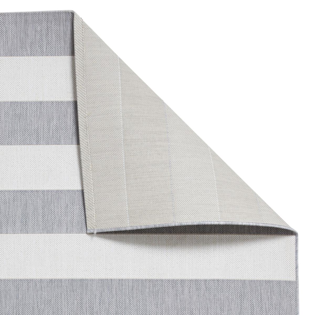 Santa Monica 48644 Indoor Outdoor Stripe Rug in Grey Light Beige 200x290cm – image 4