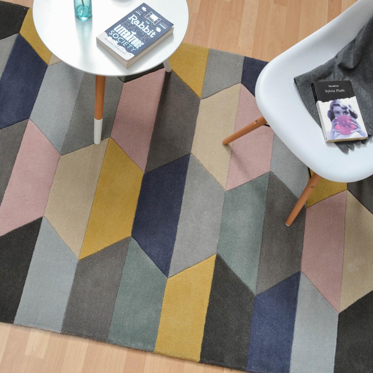 Funk Honeycomb Pastel Rugs – image 2