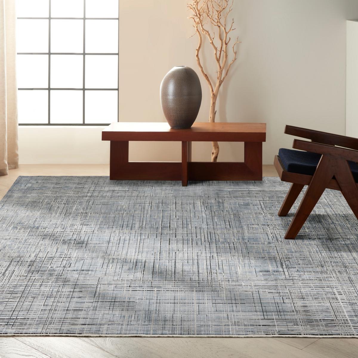 CK50 Calvin Klein Balian Distressed Rugs CK54 in Blue304x402cm – image 1