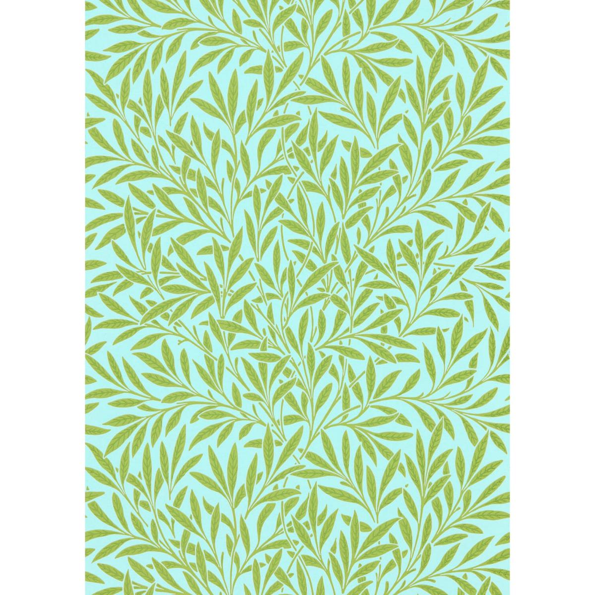 Willow Leaf Wallpaper 216964 by Morris & Co in Sky Leaf Roll – image 3