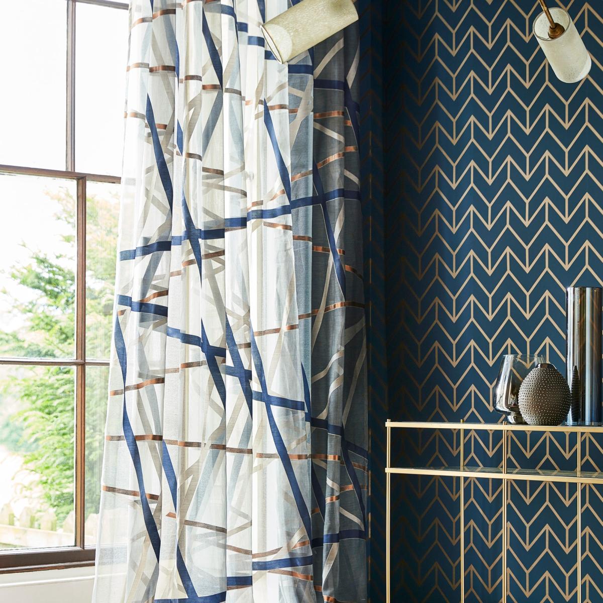 Tessellation Wallpaper 111986 by Harlequin in Marine CopperRoll – image 3