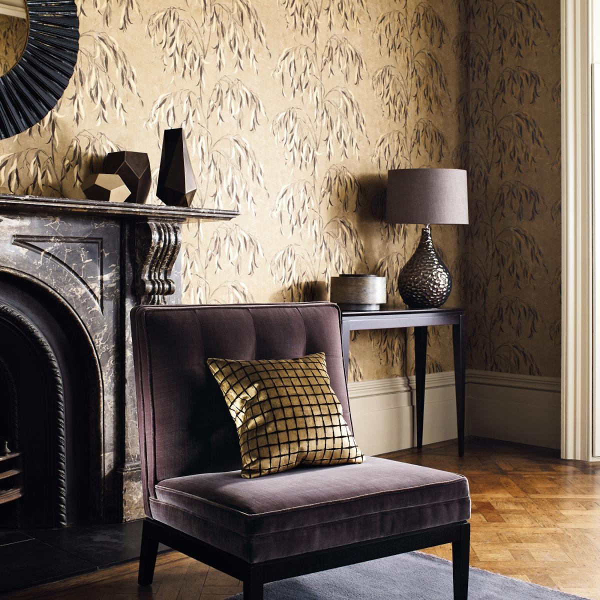 Willow Song Wallpaper 312535 by Zoffany in Gold Roll – image 3