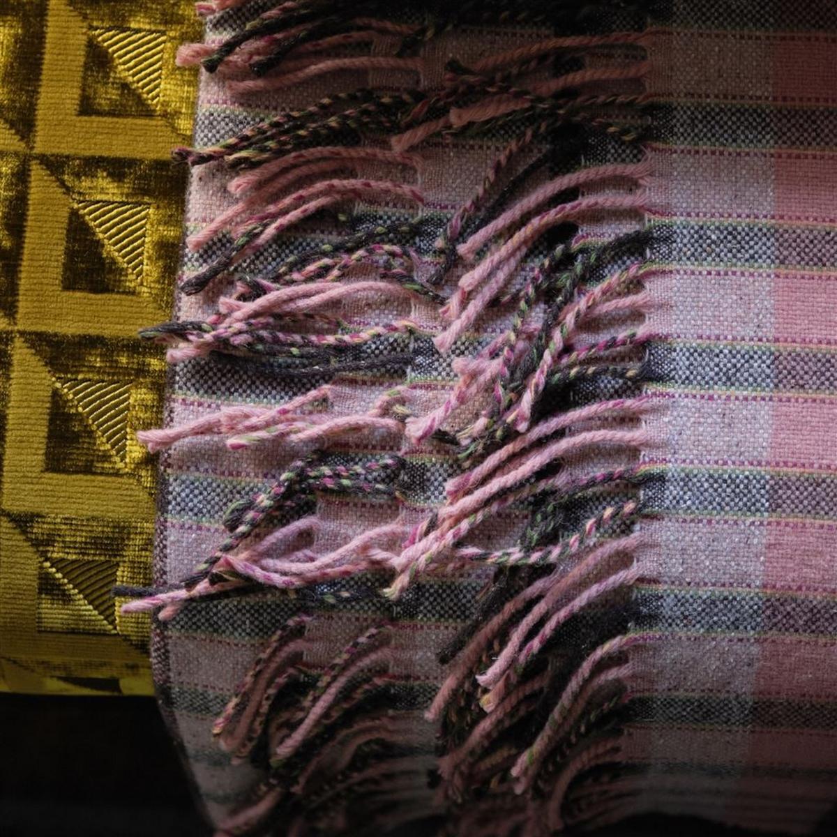 Marjorelle Rose Wool Silk Throw By Designers Guild&nbsp;130x180cm – image 3