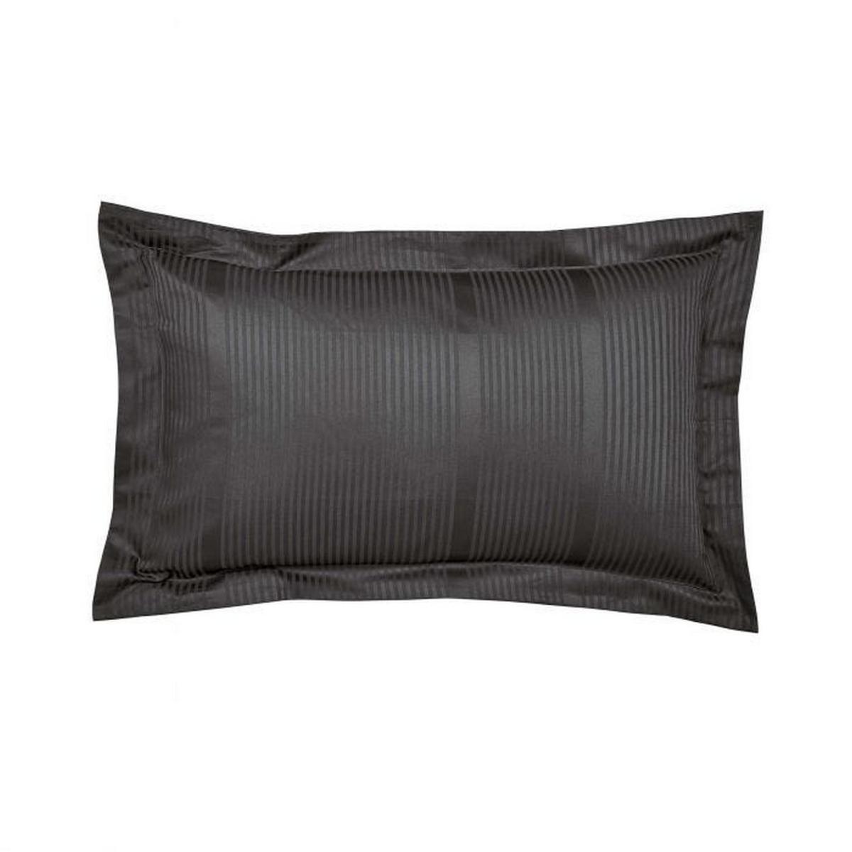 Mansa Stripe Cotton Bedding in Charcoal Grey&nbsp;220x230cm – image 5