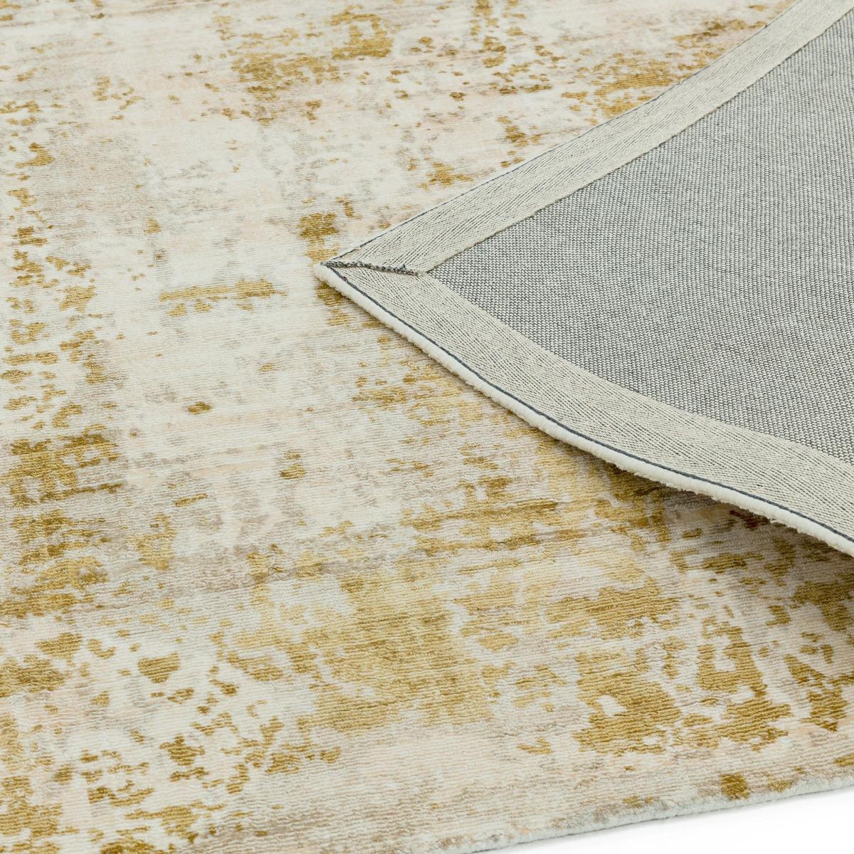 Gatsby Modern Abstract Metallic Viscose Rugs in Autumn 160x230cm – image 4