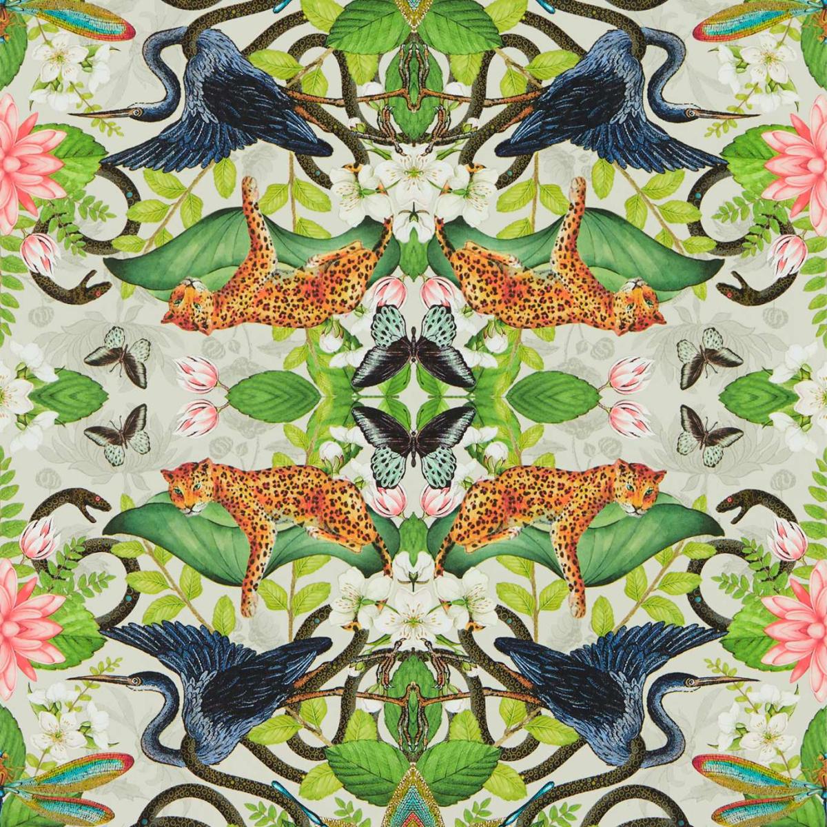 Wonderlust Tea Story Wallpaper W0136 02 by Wedgwood in Dove Roll