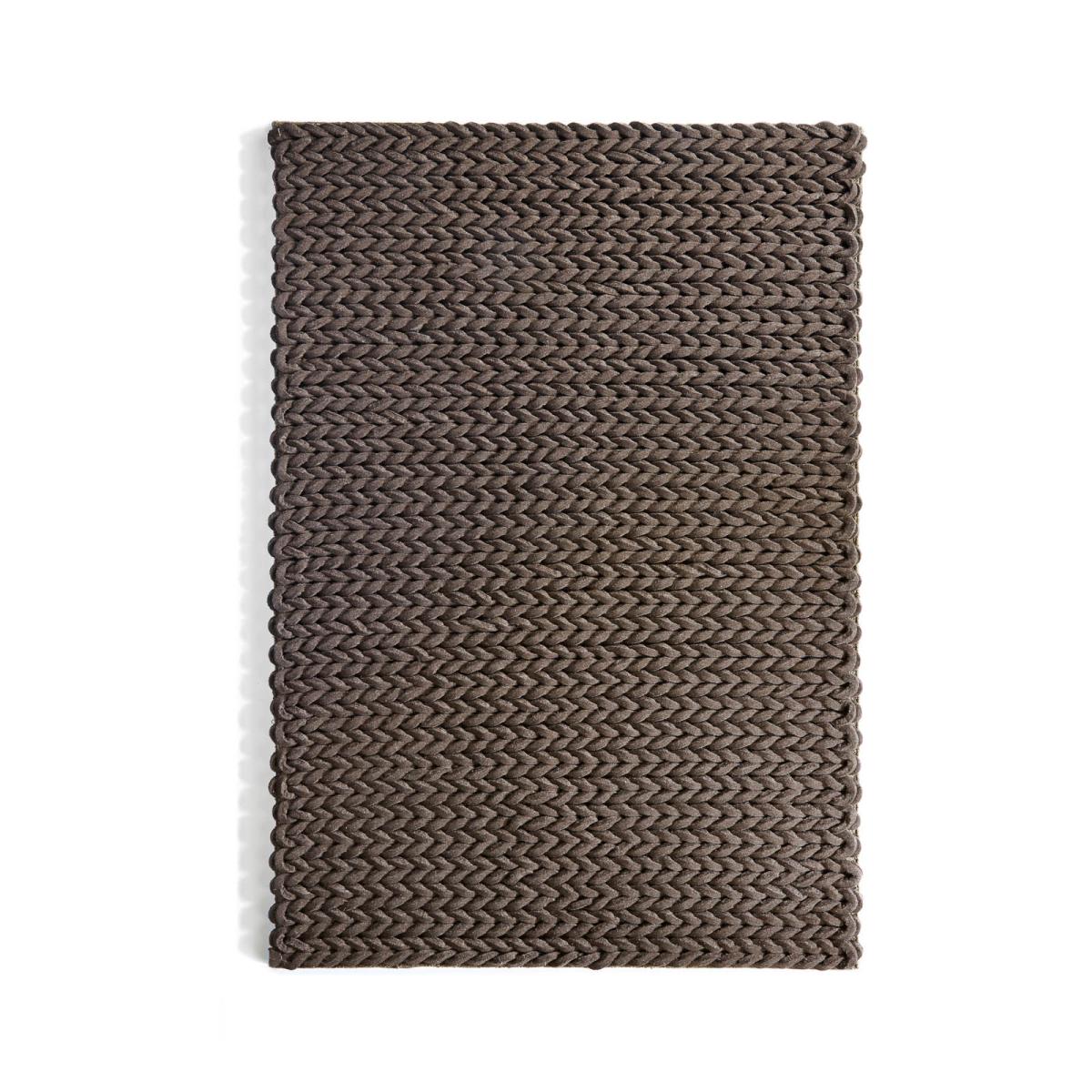 Urbane Felted Wool Rugs in Chocolate – image 4
