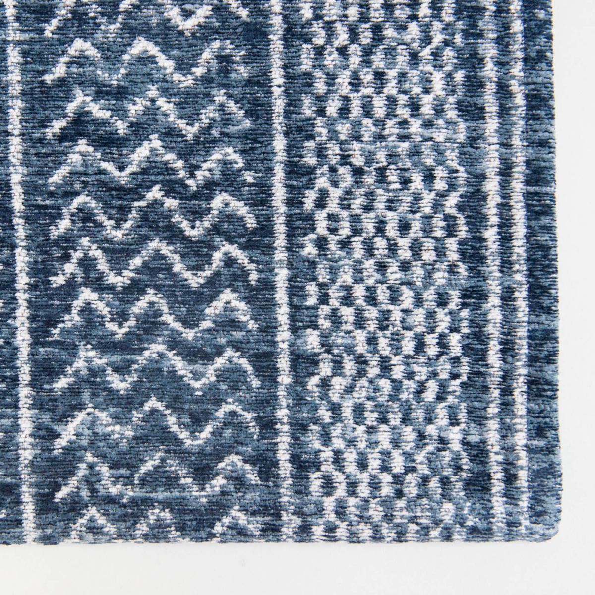 Khayma Agadir Rug 8676 in Scarab Blue by Louis De Poortere – image 2