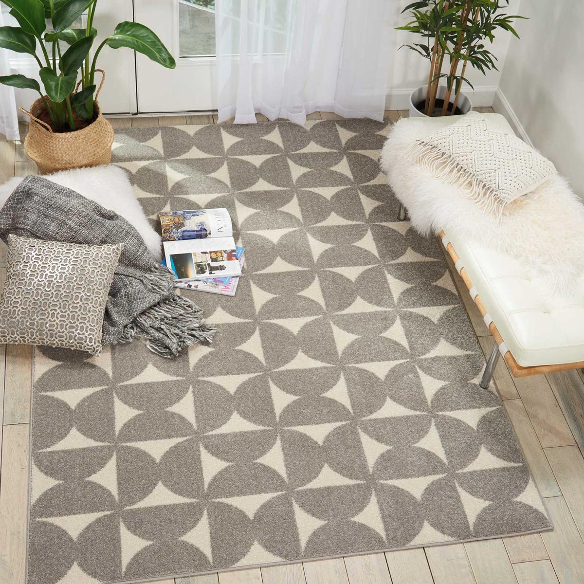 Harper Rugs DS301 by Nourison in Grey – image 1