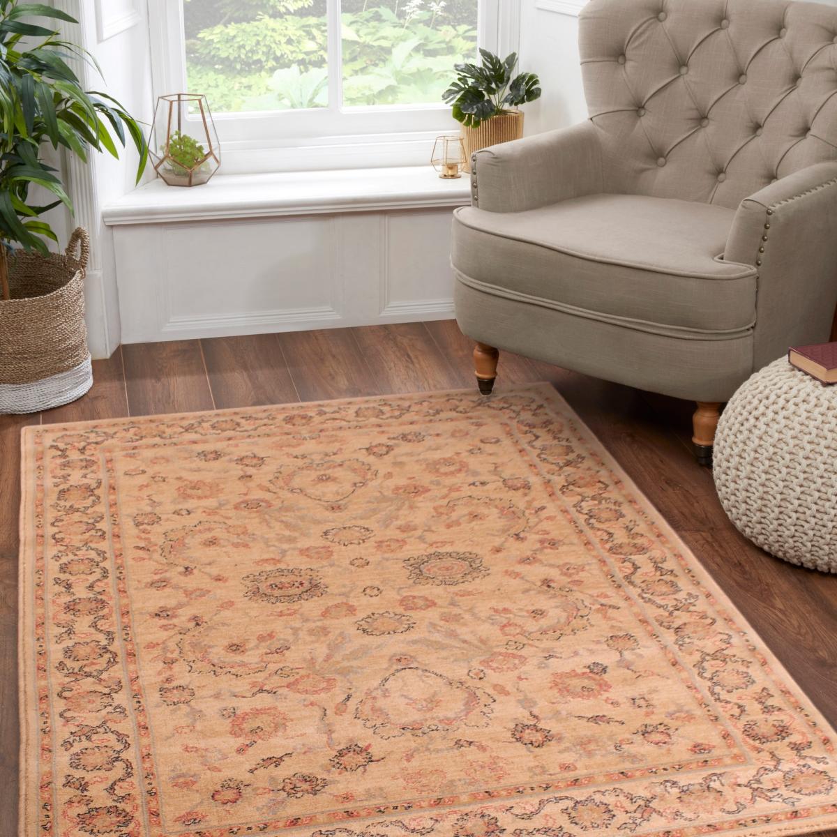 Keshan Supreme Shiraz Rugs in Cream – image 1