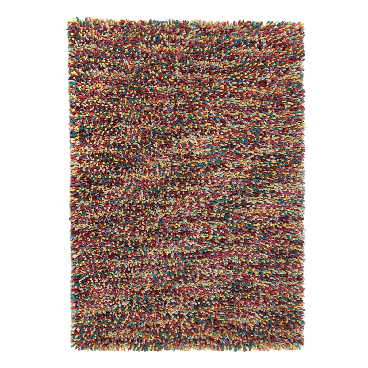 Rocks Shaggy Multi-coloured Rugs in Multi 80x150cm – image 3