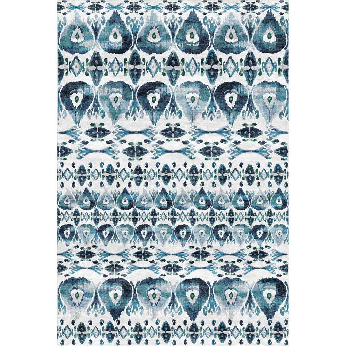 Imaza Abstract Bamboo Rug By William Yeoward in Ocean Blue300x425cm – image 4