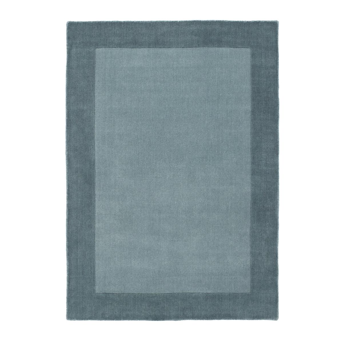 Borders Wool Rugs in Duck Egg 80x150cm – image 2