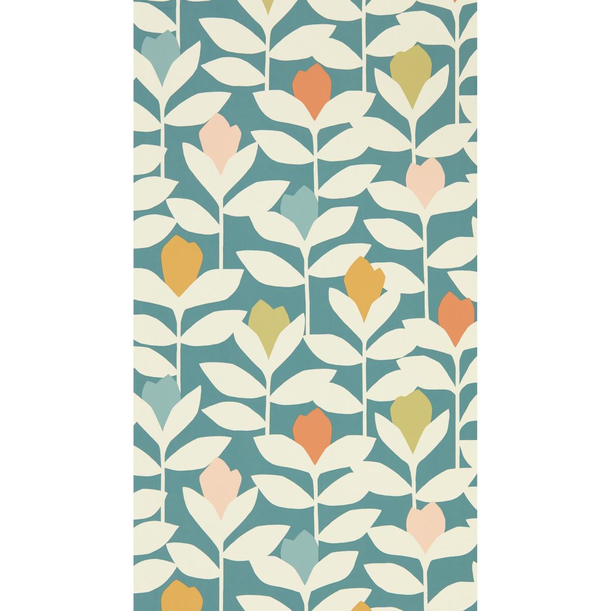 Padukka Wallpaper 112217 by Scion in Twilight Blue&nbsp;Roll – image 2