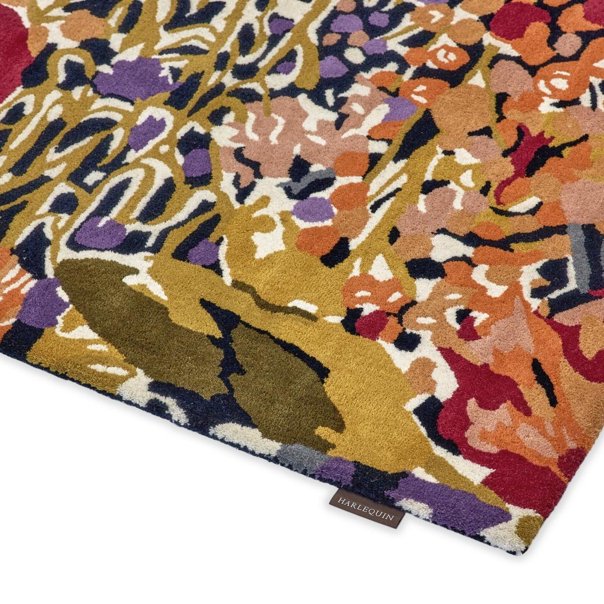 Sanguine 143205 Rugs by Harlequin in Aubergine Palm Apricot Indigo250x350cm – image 3