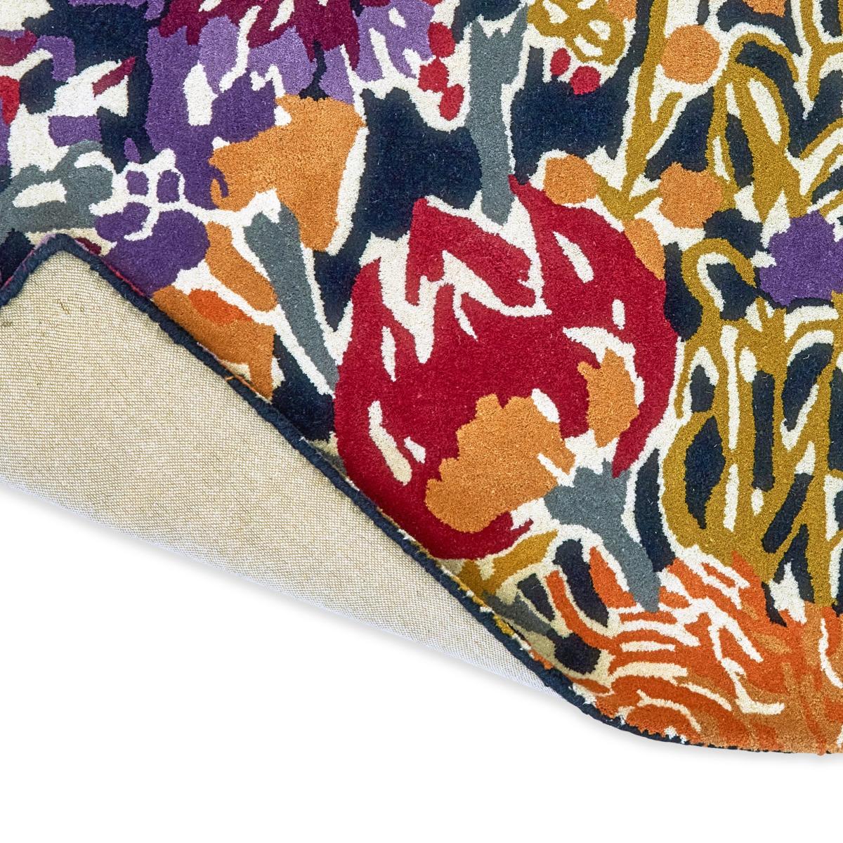 Sanguine 143205 Rugs by Harlequin in Aubergine Palm Apricot Indigo250x350cm – image 4