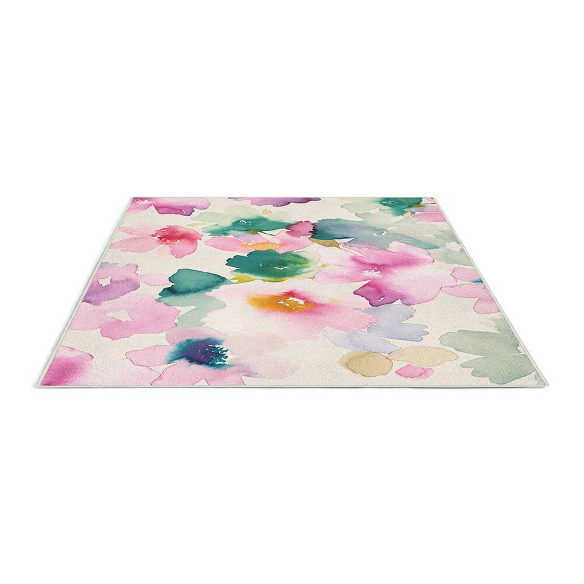 Sanna 15902 Abstract Floral Paint Rug in Multi by Bluebellgray&nbsp;140x200cm – image 2