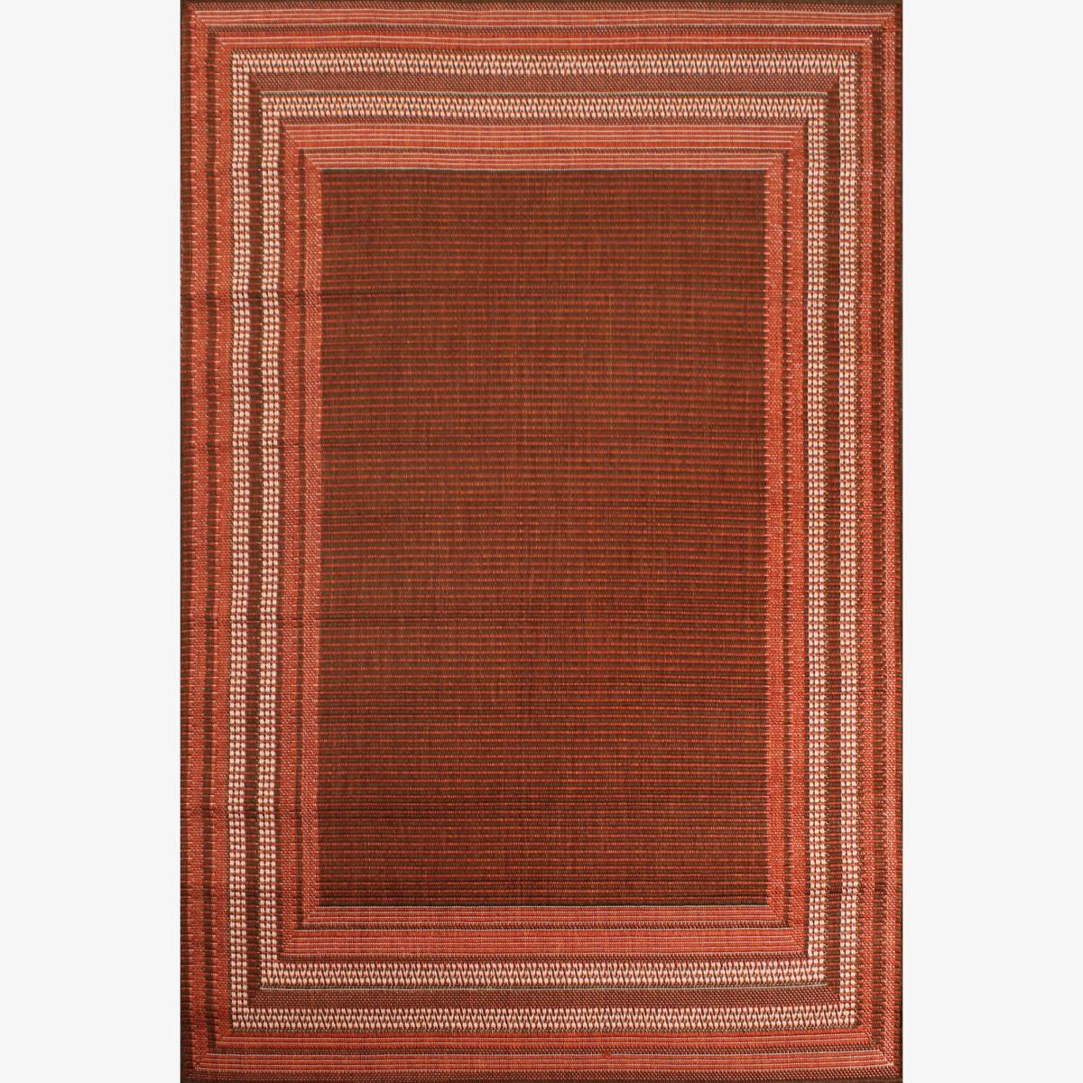Outdoor Border Rugs in Terracotta by Rugstyle – image 1