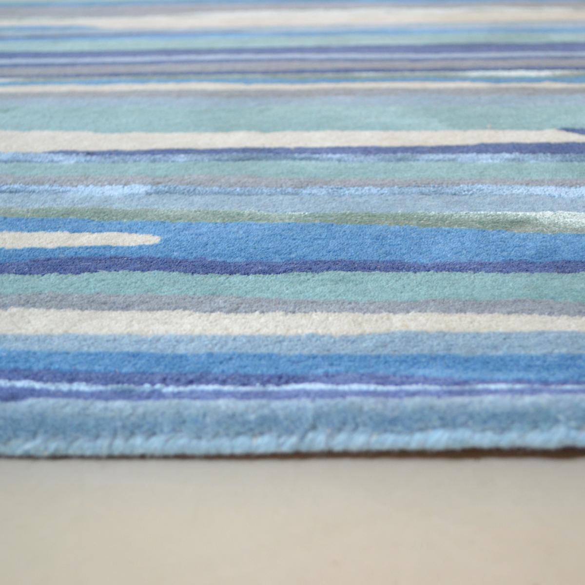Elsdon Modern Rugs 44008 in Mineral Blue by Sanderson 200x280cm – image 4