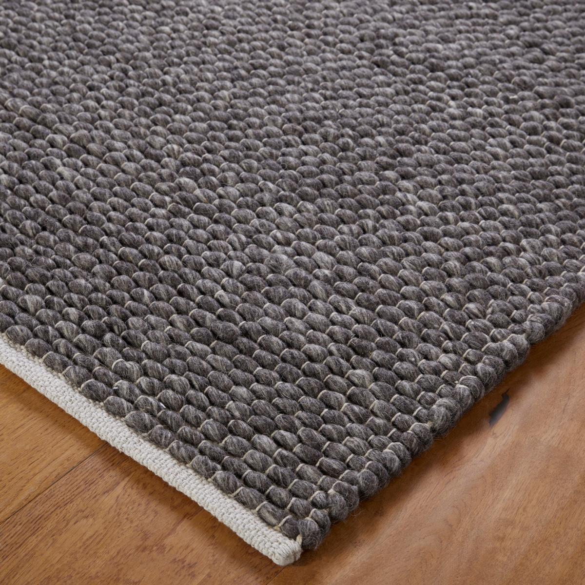 Savannah Wool Rug in Charcoal Grey – image 2