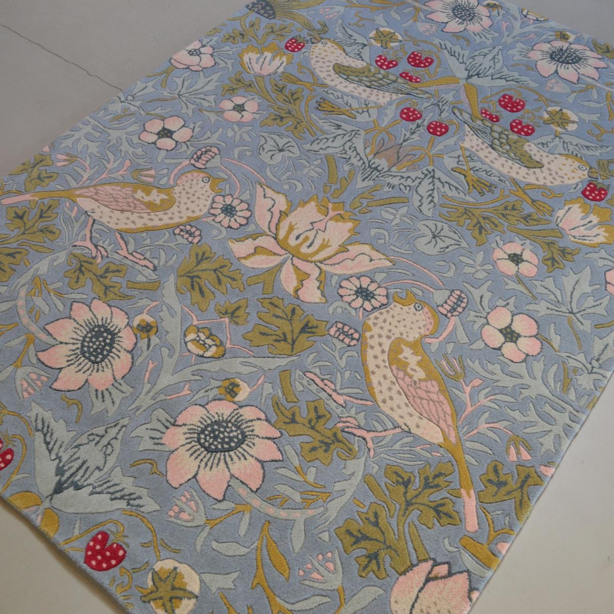 Strawberry Thief Rugs 027718 Slate by William Morris – image 2