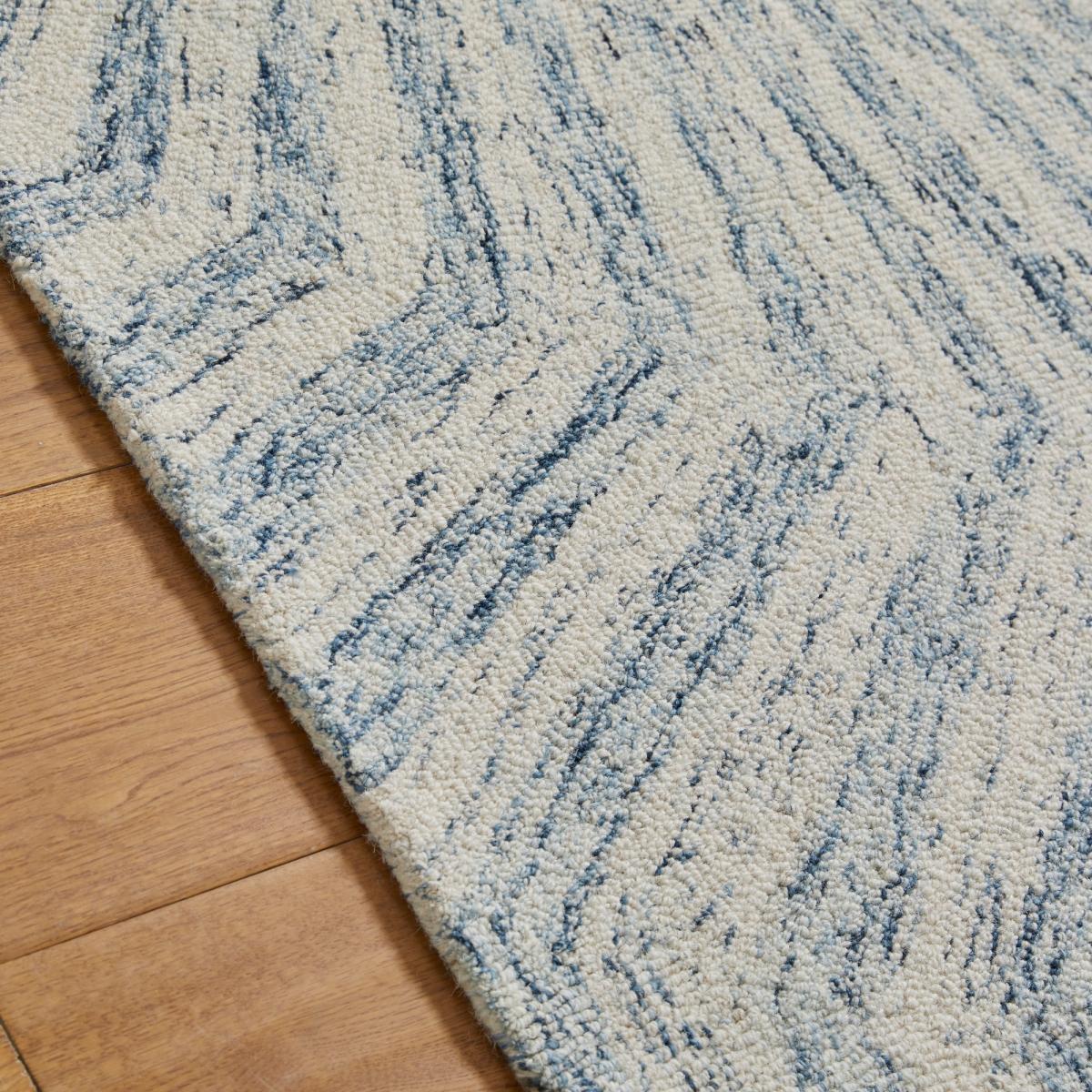 Elements Spiral Rug in Blue120x170cm – image 2