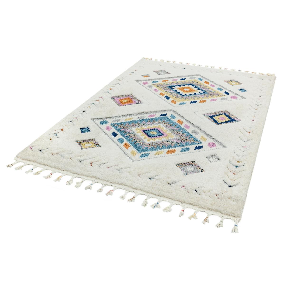 Ariana Rhombus Moroccan Rugs in AR01 Multi – image 2