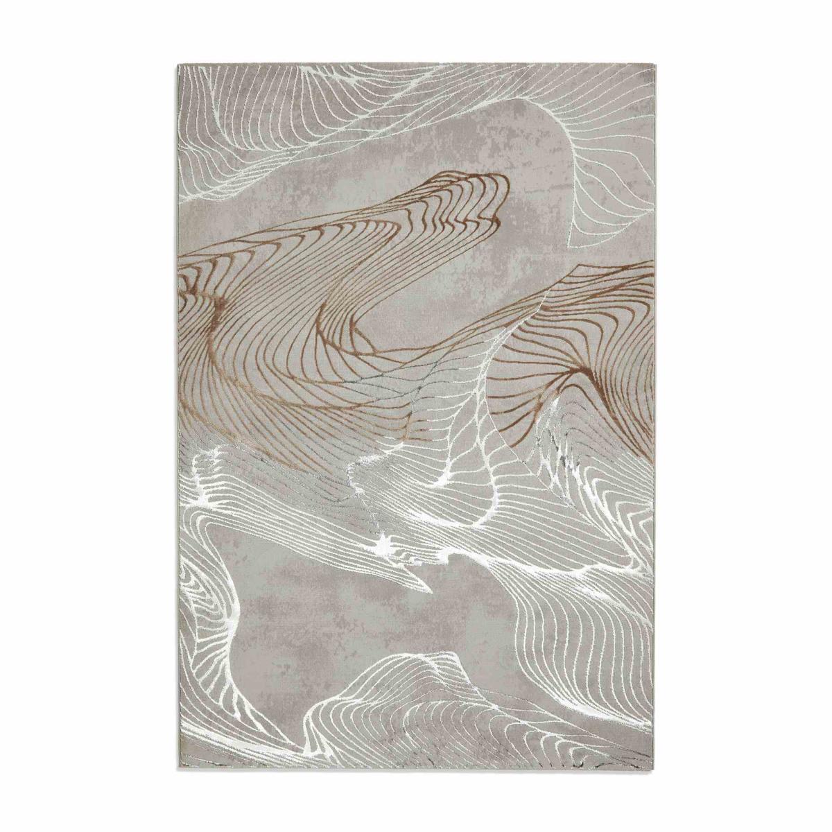 Creation 50054 Abstract Rugs in Grey Ivory White120x170cm – image 5