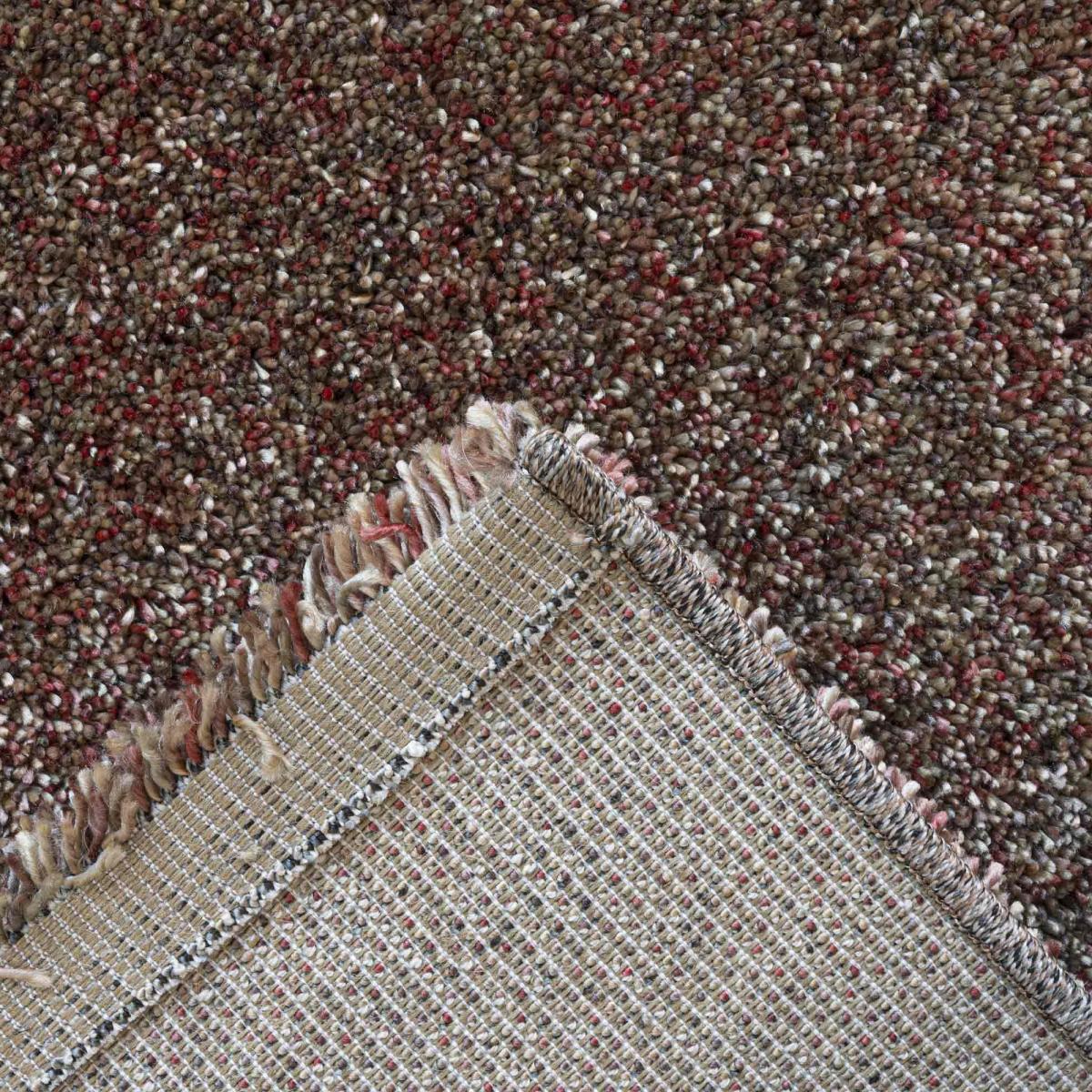 Coral Modern Speckled Shaggy Rugs 24001 1121 in Red240x340cm – image 5