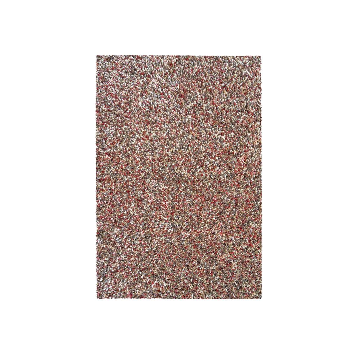 Coral Modern Speckled Shaggy Rugs 24001 1121 in Red240x340cm – image 1