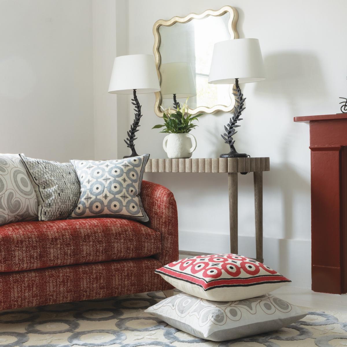 Madoka Geometric Wool Rug By William Yeoward in Cloud Grey300x425cm – image 5