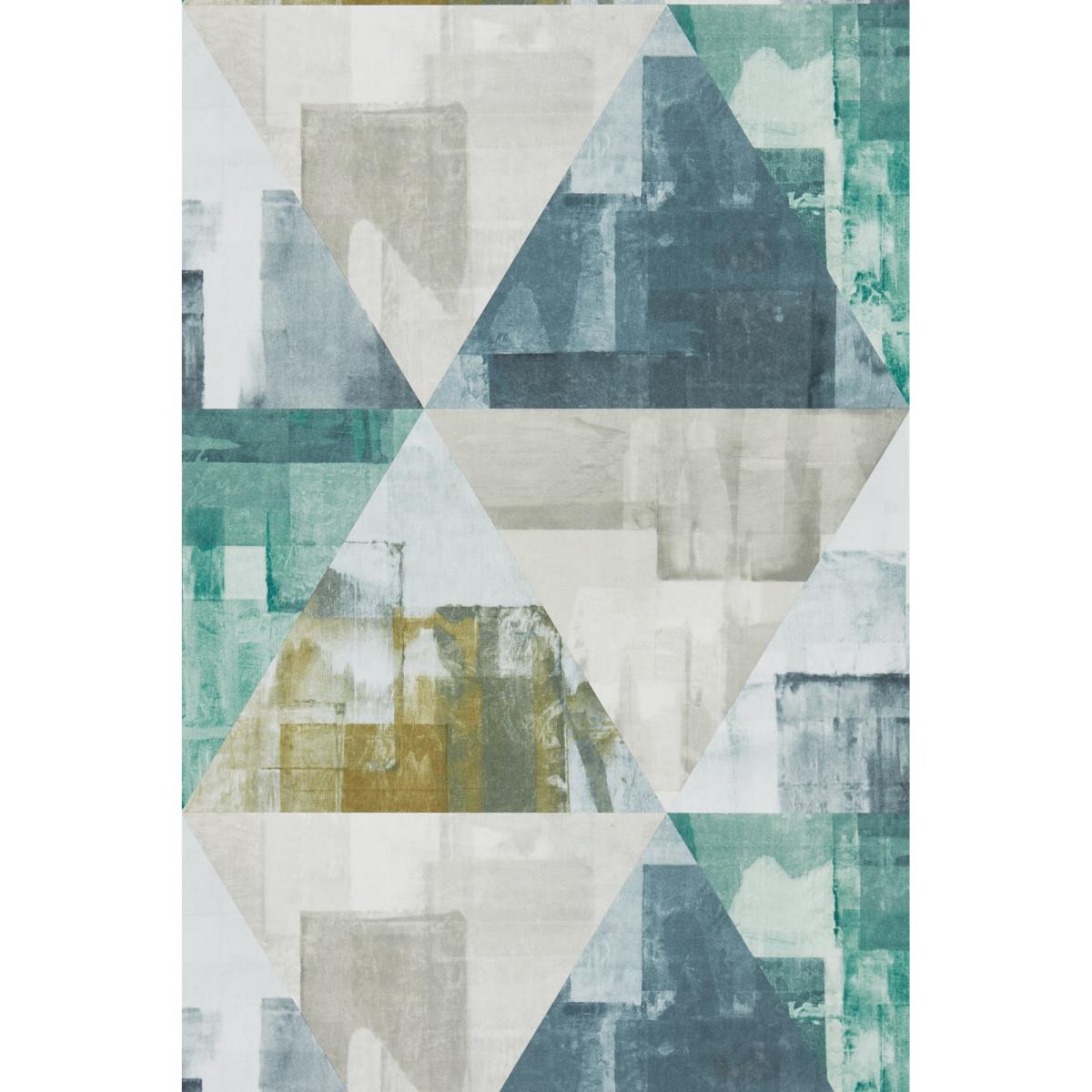 Geodesic Wallpaper 111700 by Harlequin in Emerald Linden Green&nbsp;Roll – image 3