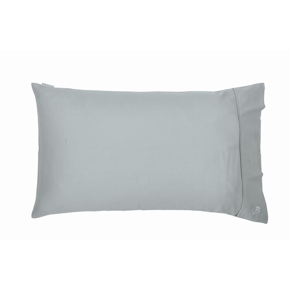 Plain Dye Pillowcase by Ted Baker in Silver Grey&nbsp;74x48cm – image 2