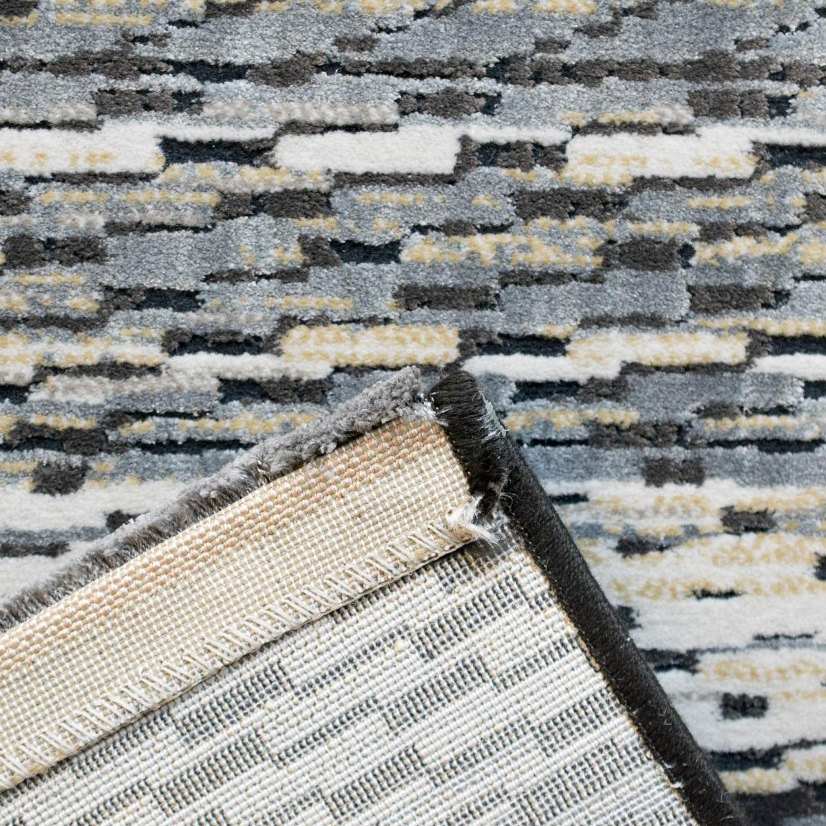 Canyon Modern Abstract Print Rugs 52050 3535 in Black – image 2