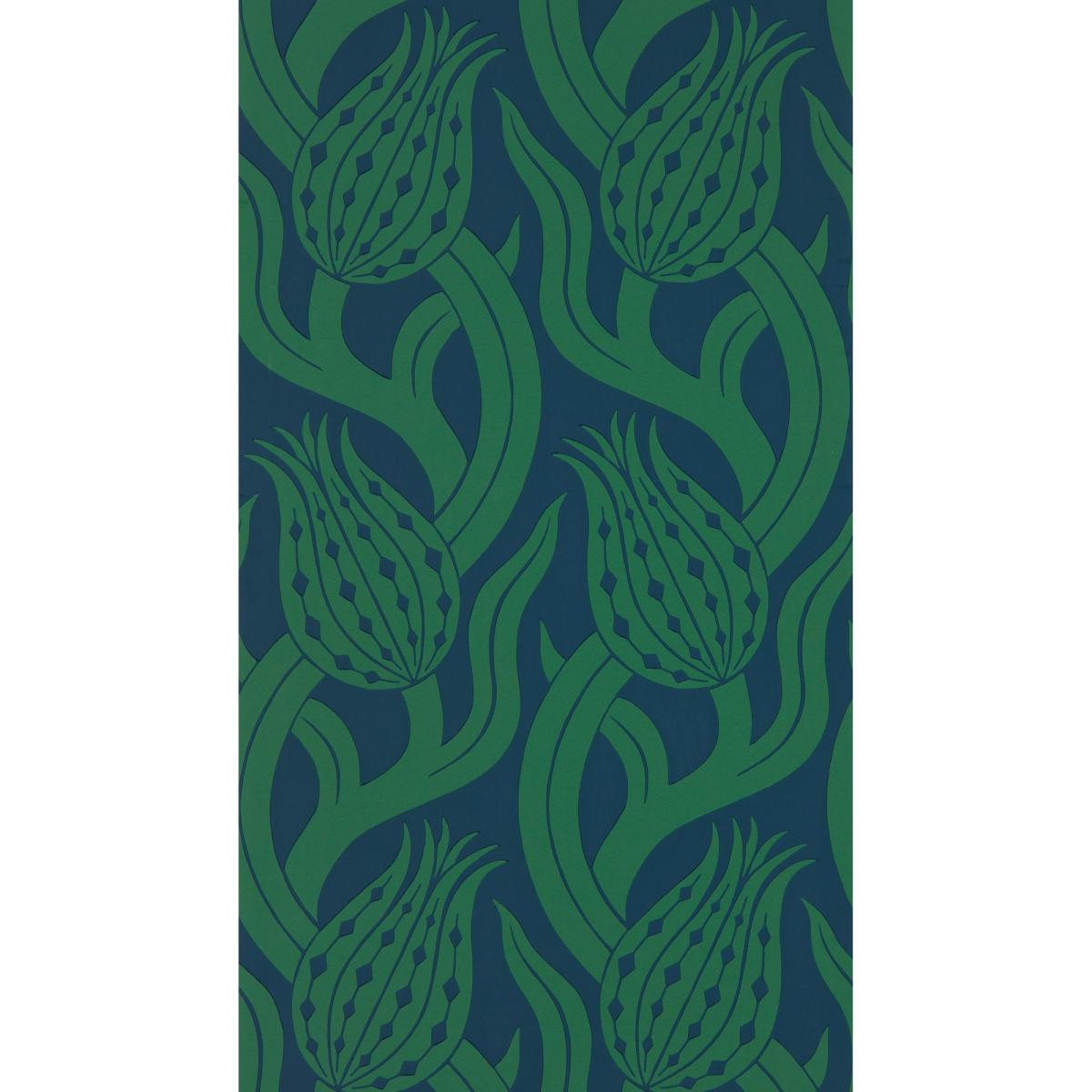 Persian Tulip Wallpaper 312996 by Zoffany in Poison Green Roll – image 5