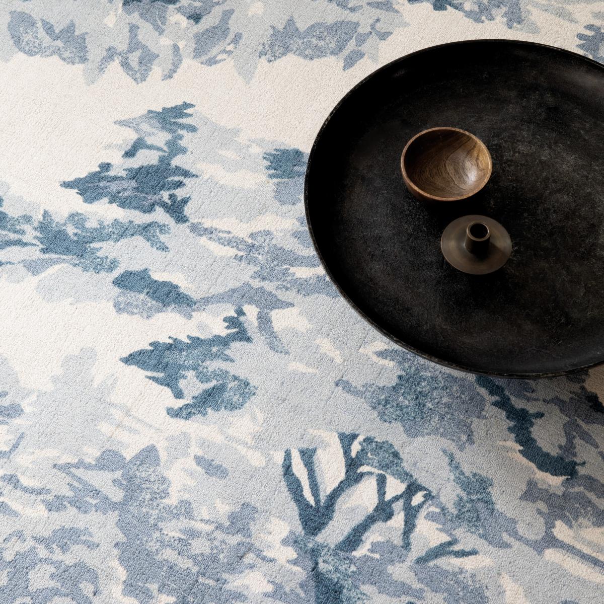 Landscape Toile 162608 Rugs by Ted Baker in Light Blue200x280cm – image 2