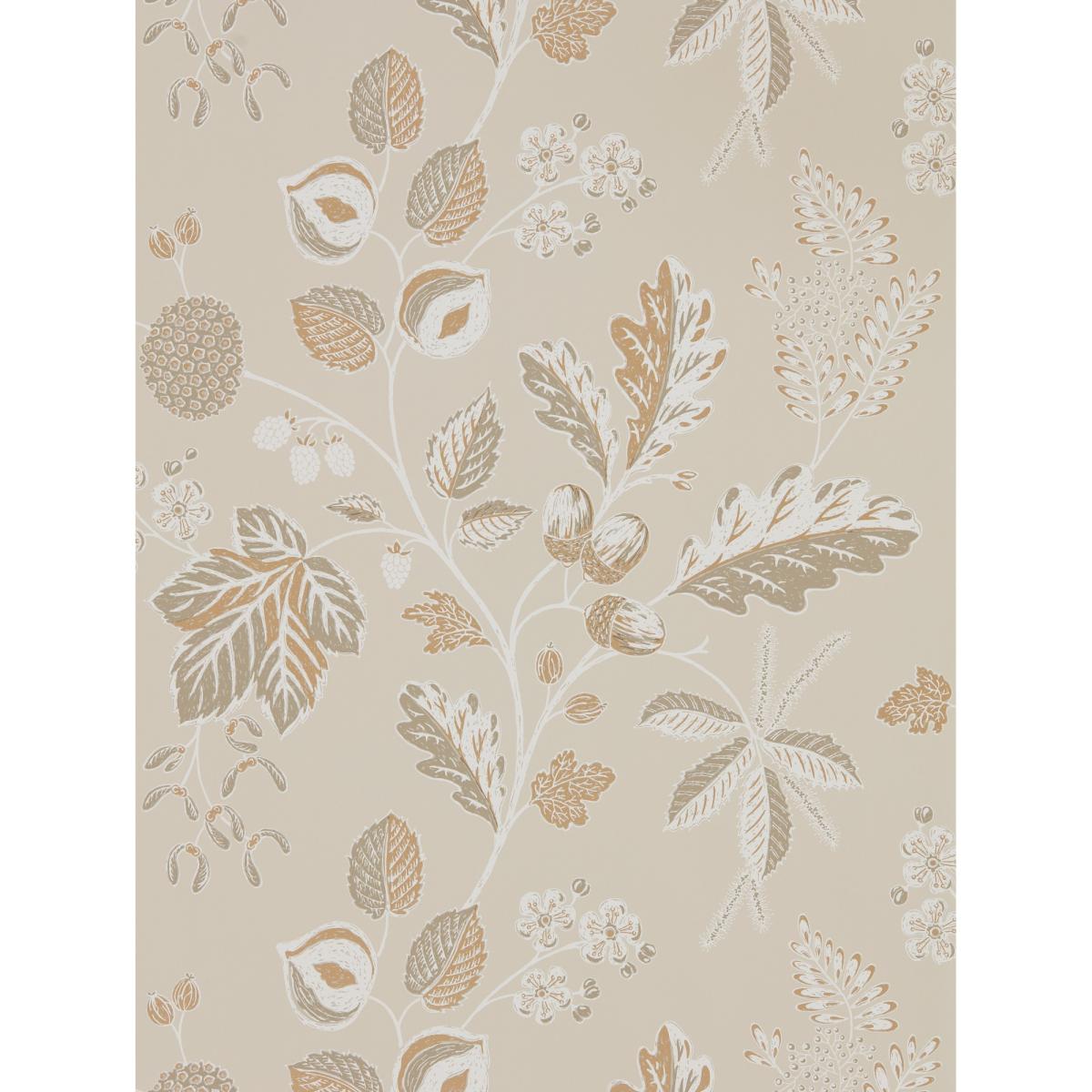 Warwick Leaf Wallpaper 216616 by Sanderson in Linen Beige&nbsp;Roll – image 3