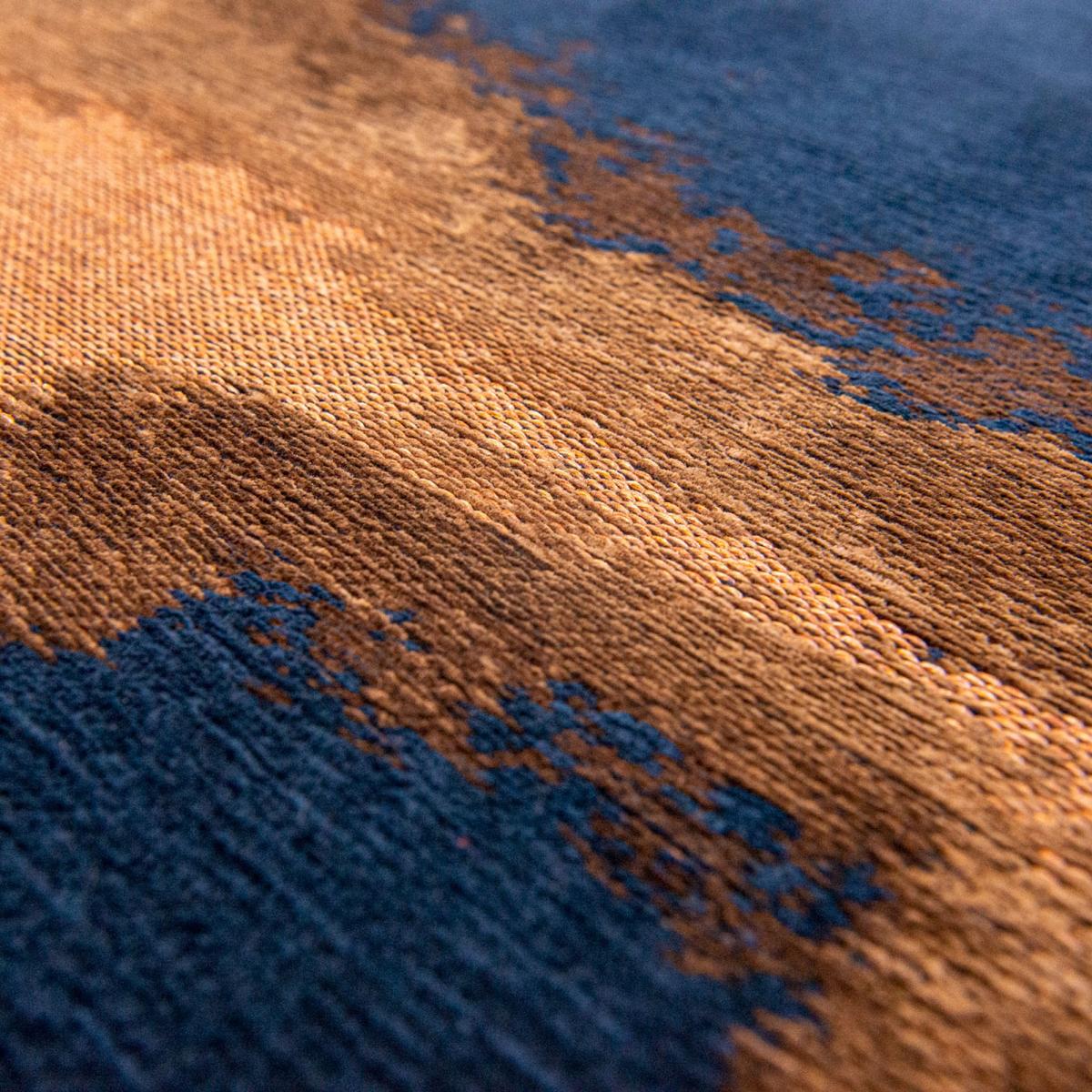Louis De Poortere Designer Linares Rugs in 9056 Navy Blue – image 2