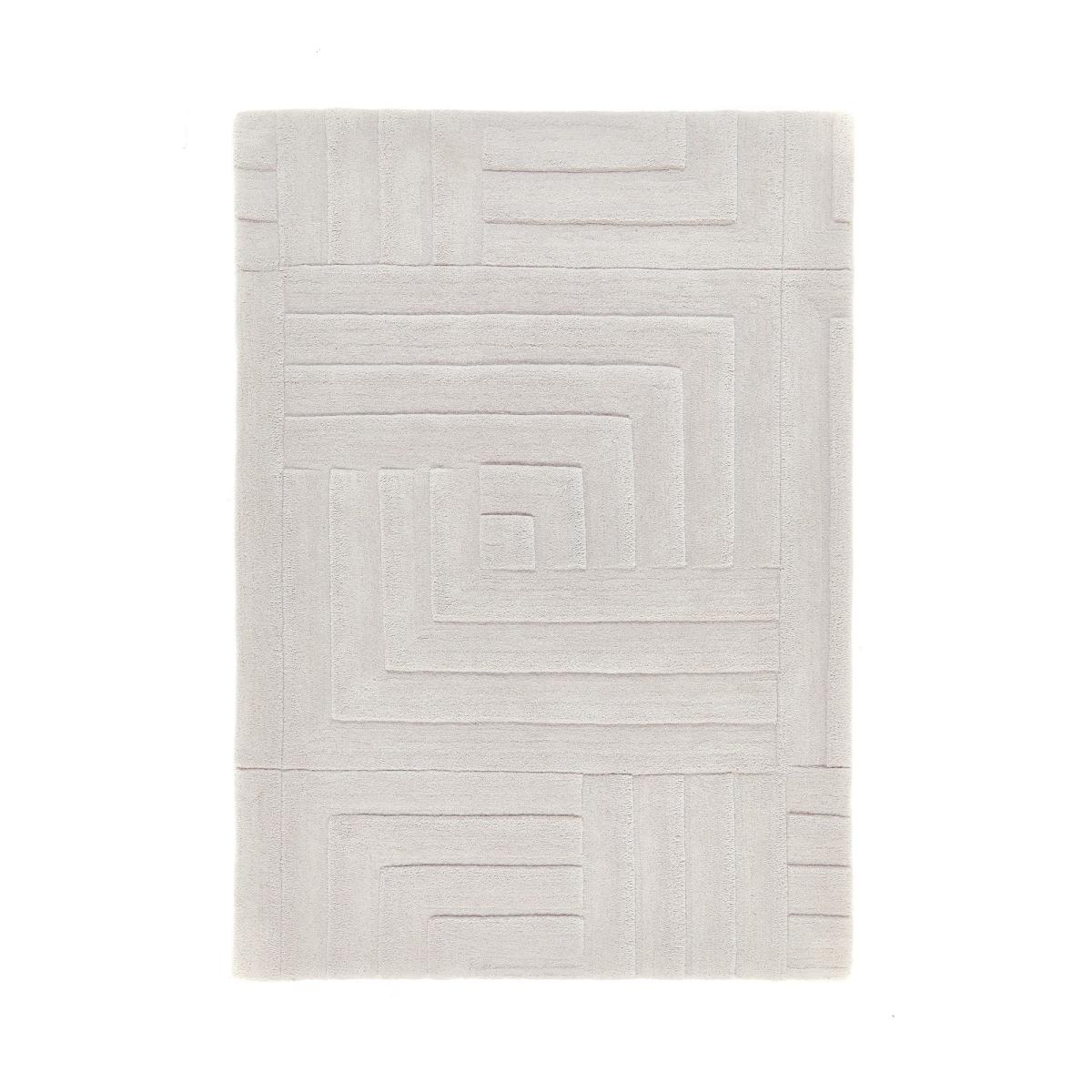 Maze Geometric Wool Rugs in Pumice Stone Grey 200x290cm – image 5