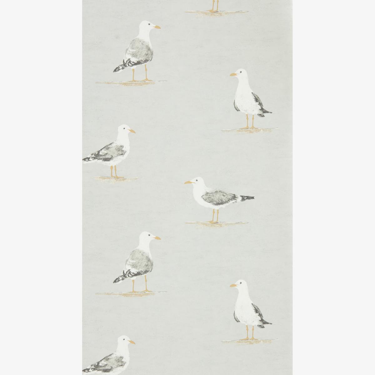 Shore Birds Wallpaper 216565 by Sanderson in Gull GreyRoll